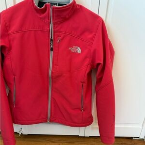 The North Face Vibrant pink Softshell Jacket